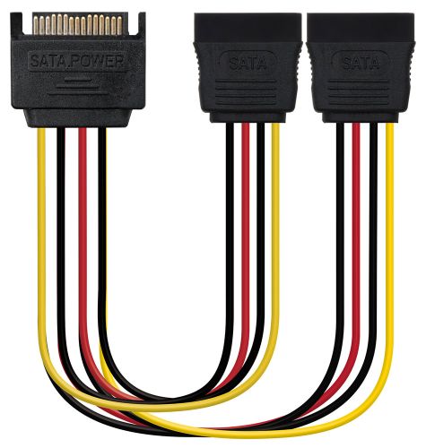 Nanocable Cabo Alimentação SATA - 30cm 10.19.0104 by NanoCable
