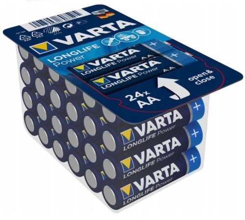 Varta Pilhas High Energy Longlife Power AA (24un) 4008496807505 by Varta