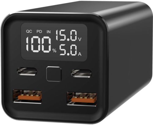 Leotec Power Bank 20000mAh 65W PD (USB-A / USB-C) LEPOW65W20K by Leotec