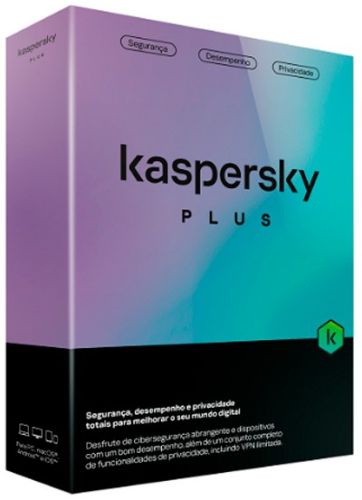Kaspersky Plus - 3 Dispositivos (1 Ano) KL1042S5CFS by Kaspersky