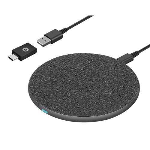 Conceptronic Carregador Wireless GORGON03G 15W - Cinza GORGON03G by Conceptronic
