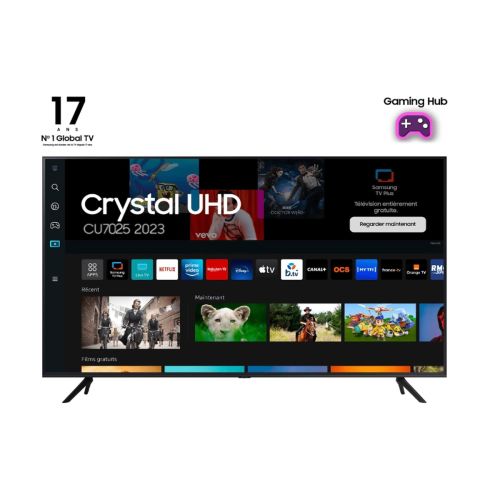 Samsung Series 7 (50") 4K Ultra HD Smart TV Wi-Fi Preto TU50CU7025KXXC by Samsung