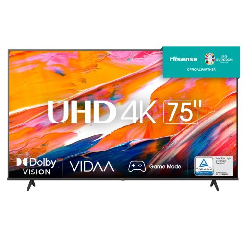 Hisense (75") 4K Ultra HD Smart TV Wi-Fi Preto 350 cd/m² 75A6K by Hisense