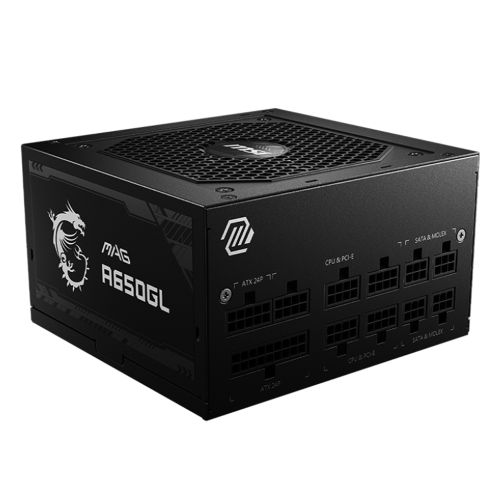 MSI MAG Fonte de alimentação 650 W 20+4 pin ATX Preto 306-7ZP8C11-CE0 by MSI