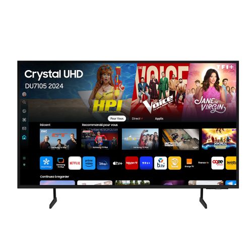 Samsung TU43DU7105KXXC 43" 4K Ultra HD Smart TV Wi-Fi - Preto TU43DU7105KXXC by Samsung