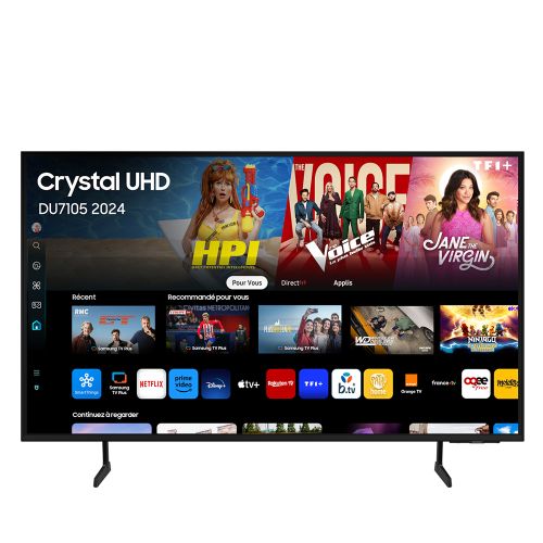 Samsung TU65DU7105KXXC 65" 4K Ultra HD Smart TV Wi-Fi - Preto TU65DU7105KXXC by Samsung