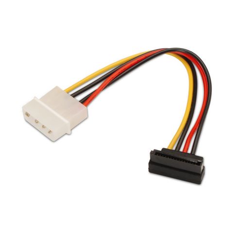 Aisens Cabo Corrente Molex 4Pin P/Sata Angular 16cm A131-0160 by Aisens