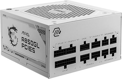 MSI MAG A850GL 850W 80+ Gold - Branco 306-7ZP8A24-CE0 by MSI