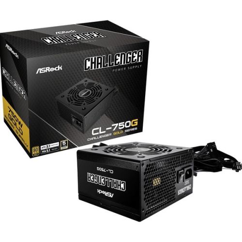 Asrock Challenger Cl-750g Fonte De Alimentação 750W ATX Preto 90-UXC075-GNEAAA by Asrock