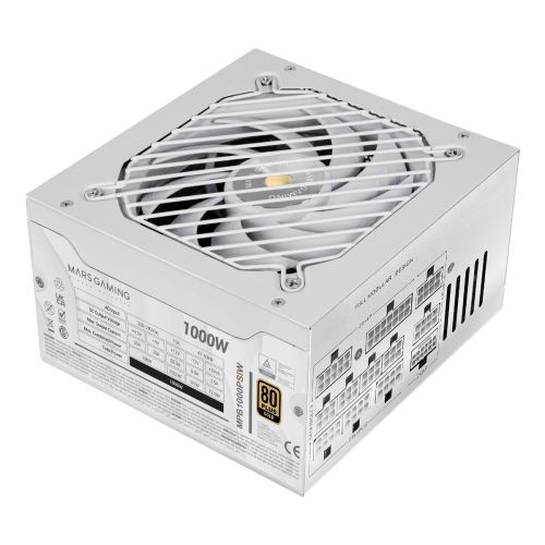 Mars Gaming MPB1000PSIW Fonte de Alimentação 1000 W Branco MPB1000PSIW by Mars Gaming