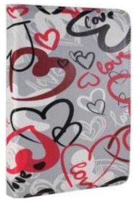 E-Vitta Pasta Crazy Hearts P/ Tablets 7 Polegadas EVUN000401 by e-Vitta