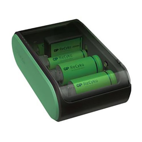 Recyko Carregador USB p/ Pilhas AA, AAA, C, D e 9V PB631UNIV-B1 GP by ReCyko