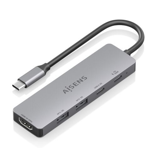 AISENS ASUC-5P028-GR de portas Com fios USB 3.2 Gen 1 Type-C - Cinzento ASUC-5P028-GR by Aisens