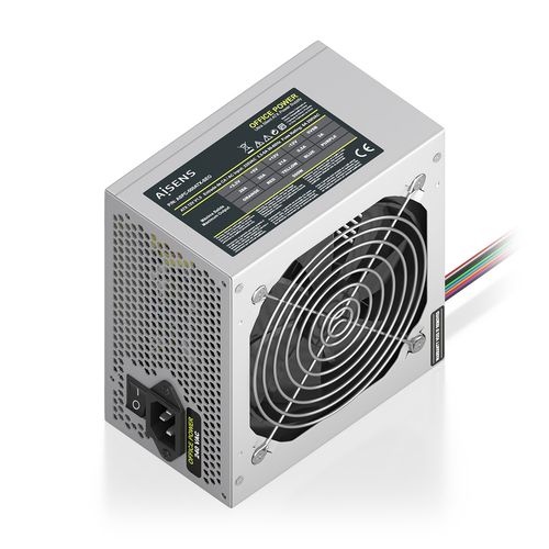 Aisens ASPC-500ATX-SEO fonte de alimentação 500 W 20+4 pin ATX ATX Prateado ASPC-500ATX-SEO by Aisens