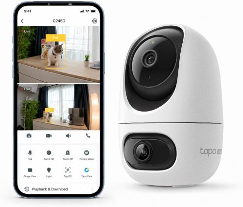 TP-Link Tapo C245D Câmara Wi-Fi 2K Dual Lens TAPOC245D by TP-LINK