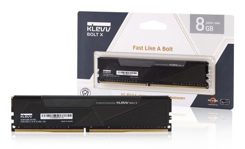 Klevv Bolt X U-DIMM 8GB DDR4 3200MHz CL16 Preta 4D8GS3200KVBX16 by Klevv