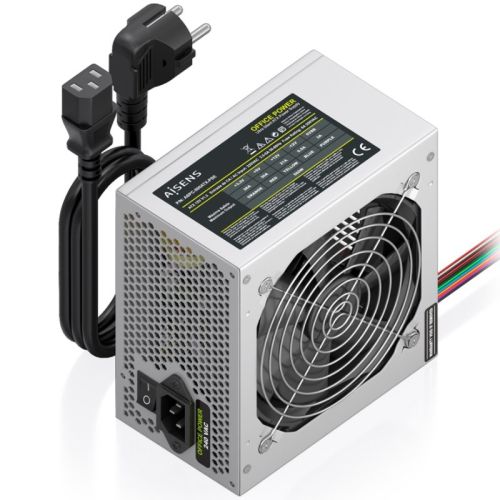 Aisens ASPC-500ATX-PSE Fonte ATX 500W Prata ASPC-500ATX-PSE by Aisens