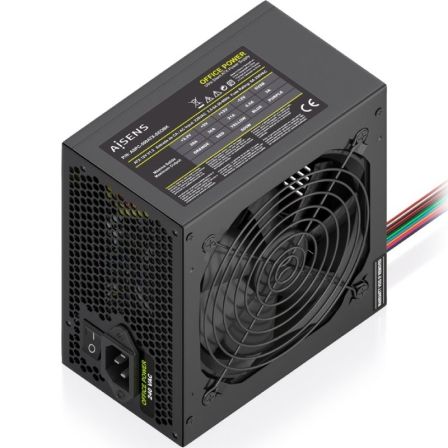 Aisens ASPC-500ATX-SEOBK Fonte ATX 500W Preto ASPC-500ATX-SEOBK by Aisens