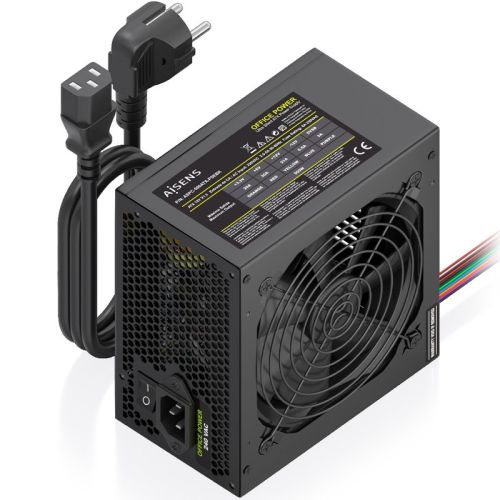 Aisens ASPC-500ATX-PSEBK Fonte ATX 500W Preto ASPC-500ATX-PSEBK by Aisens