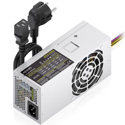 Aisens ASPC-500TFX-PSE Fonte TFX 500W Prata ASPC-500TFX-PSE by Aisens