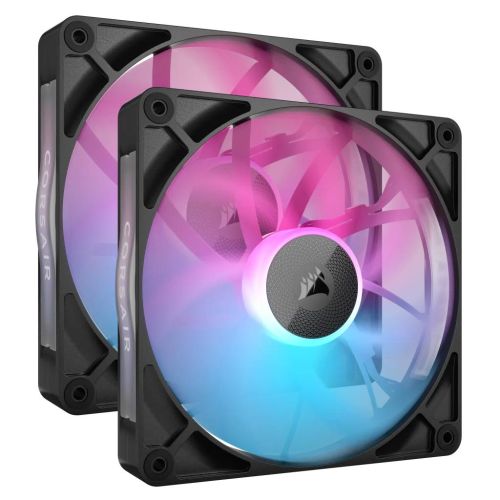 Corsair iCUE LINK RX140 RGB 140mm PWM Twin Starter Kit Preto CO-9051020-WW by Corsair