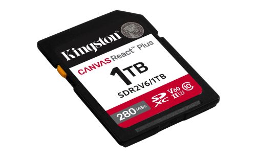 Kingston Canvas React Plus 1TB Cartao SDXC UHS-II SDR2V6/1TB by Kingston