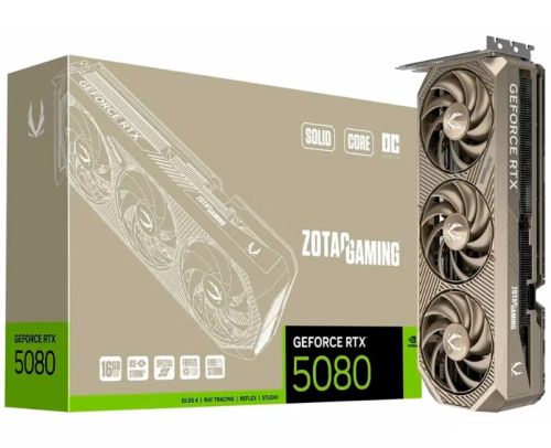 Zotac Gaming RTX 5080 Solid Core OC 20th Anniv 16GB GDDR7 ZT-B50800J2S-10P by Zotac