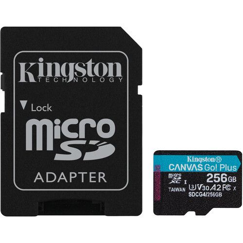 Kingston Canvas Go! Plus Gen4 microSDXC 256GB UHS-I SDCG4/256GB by Kingston