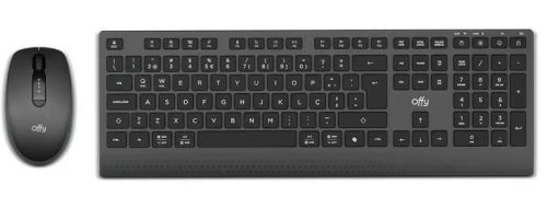 Offy Syncro Teclado + Rato Wireless/Bluetooth PT Preto OFFYSYNCROPT by Offy