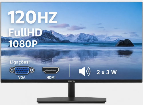 Approx Monitor 24 APPM24BV5 120Hz VGA HDMI c/Colunas APPM24BV5 by Approx