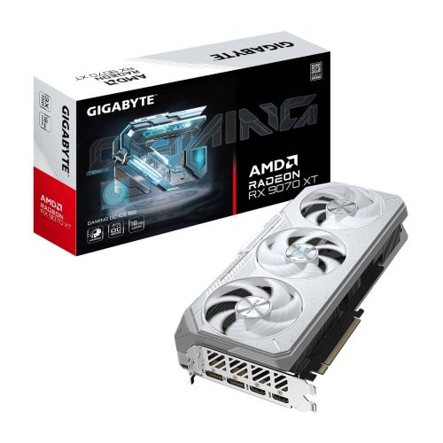 Gigabyte Radeon RX 9070 XT Gaming OC ICE 16GB GV-R907XGAMINGOCICE-16GD by Gigabyte