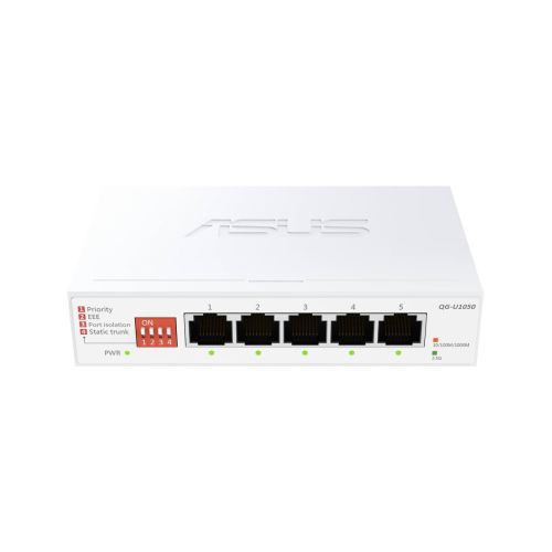 ASUS QG-U1050 Switch 5 Portas 2.5GbE Branco 90IG09Z0-MO3B00 by Asus
