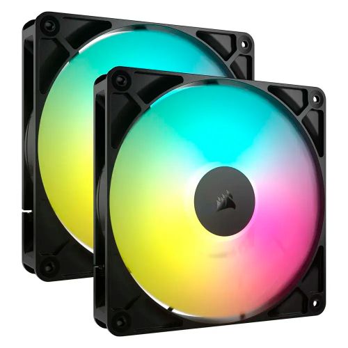 Corsair RS140 ARGB Kit 2 Ventoinhas 140mm PWM Preto CO-9050183-WW by Corsair