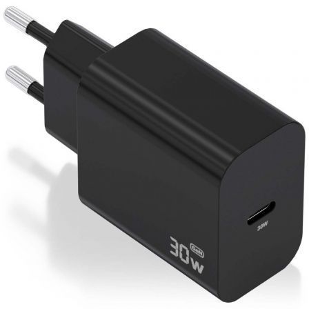 Aisens Carregador GaN 30W - Preto (A110-0941) A110-0941 by Aisens