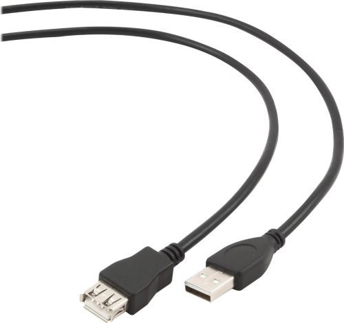 Gembird Cabo Extens&atilde;o USB 2.0 A Macho-F&ecirc;mea 4,5m Preto CCP-USB2-AMAF-15C by Gembird